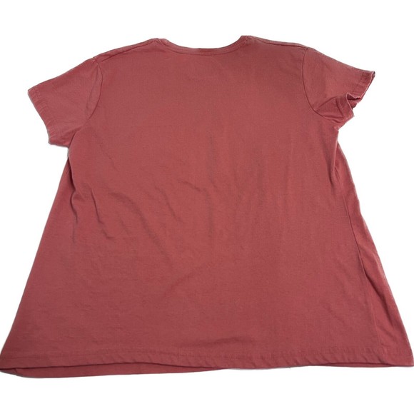 Realtree Short Sleeve T- Shirt Womans Size XL Peach - Picture 3 of 3